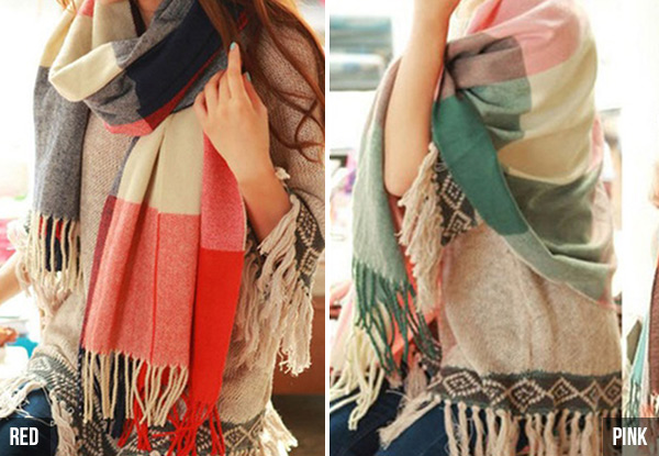 Cosy Winter Scarf - Six Colours Available with Free Delivery Nationwide