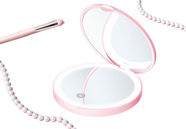 Mini Makeup Mirror with Lights - Three Colours Available