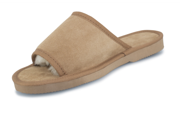 Ugg Australian-Made Water-Resistant Essentials Classic Unisex Sheepskin Open Toe Suede Scuffs - 10 Sizes Available