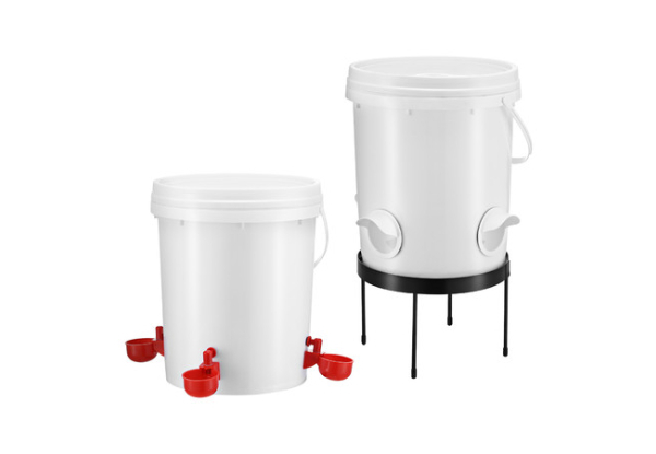 20L Automatic Chicken Feeder & Waterer Set