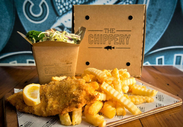 Fish & Chip Meal incl. Any Fish, Chips, Slaw & Sauce - Two Locations