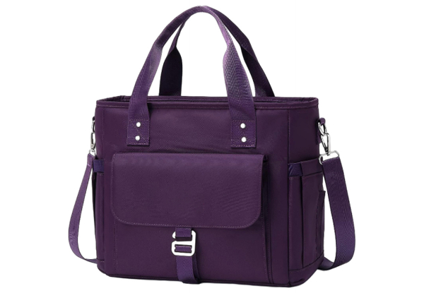 Large Lunch Tote Bag with Removable Shoulder Strap & Side Pockets - Available in Three Colours & Option for Two