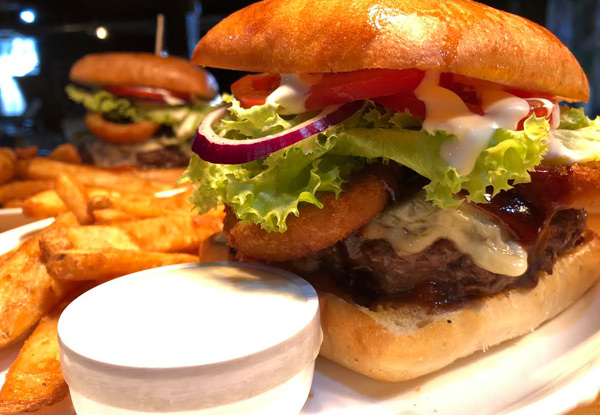 Gourmet Burgers & Fries or Coleslaw for Two People - Option for Four People
