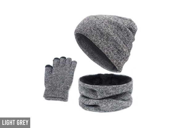 Three-Piece Winter Warmers Set - Five Colours Available