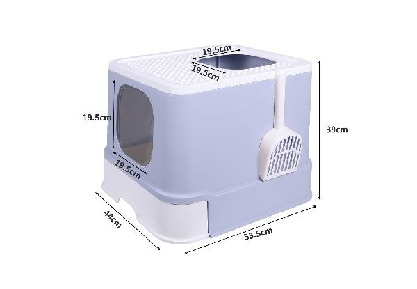 PaWz Fully Enclosed Cat Litter Box - Four Colours Available