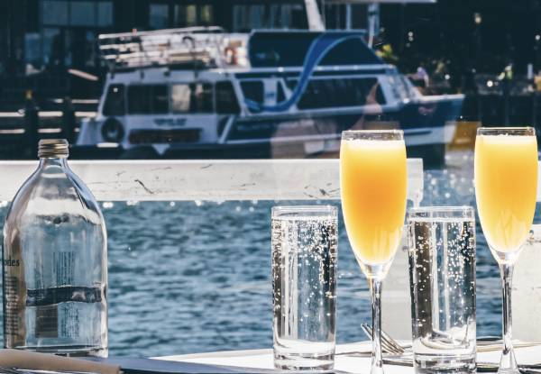 Three-Course Bubbles & Brunch Experience at Dockside Restaurant & Bar - Seven Dates & Tables of Four, Six, Eight or 12 People Available