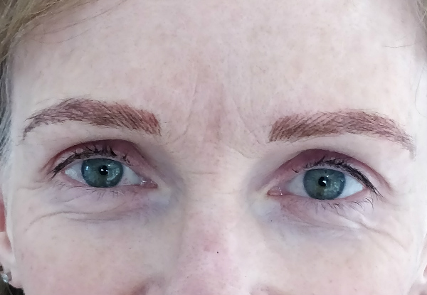 Two Featherstroke Eyebrow Cosmetic Tattoo Treatments