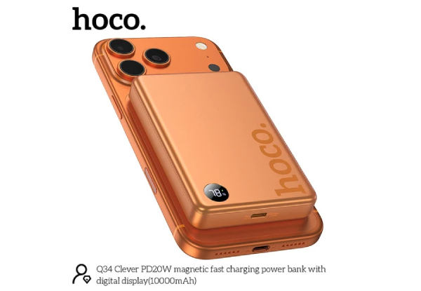Hoco 10000mAh Magnetic Wireless Super Fast PowerBank