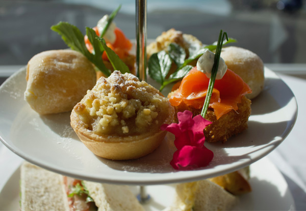 High Tea by the Sea for Two People incl. Tea & Coffee - Options to incl. a Glass of Bubbles & for Four, Six or Eight People