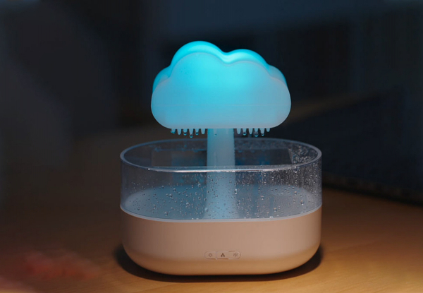 Raining Cloud Diffuser Humidifier with Night Light
