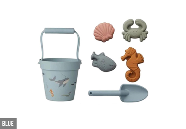 Beach Bucket Toy Set - Available in Three Colours