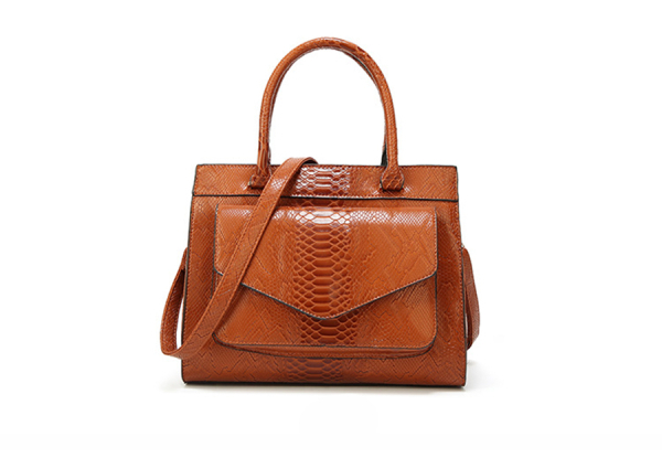 Snake Print Handbag - Five Colours Available with Free Delivery