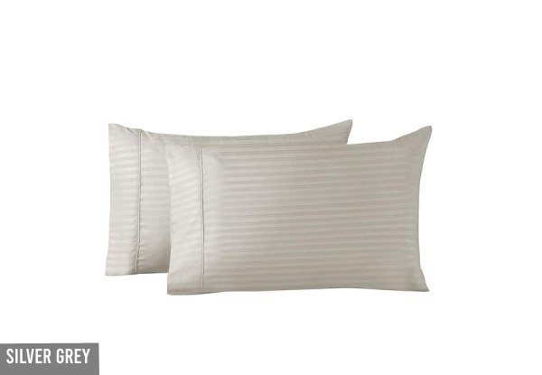 Royal Comfort Twin Pack Bamboo Blend Pillowcases - Two Colours Available