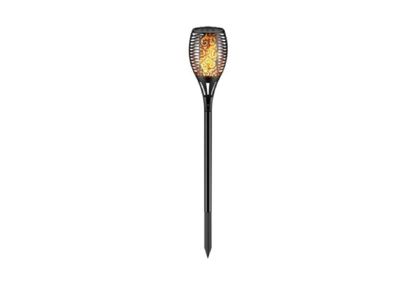 Outdoor Solar Flame Light Torch - Option for Two with Free Delivery