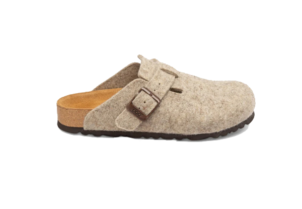 Ozwear Ugg Aussie Soft Footbed Wool Felt Unisex Slipper - Available in Two Colours & 10 Sizes