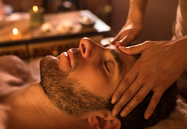 30-Minute Head Massage for Men - Options for 60-Minute Facial or Ultimate Massage & Facial Package