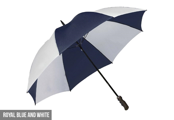 Fibreglass Shaft Windproof Umbrella - Five Colours Available