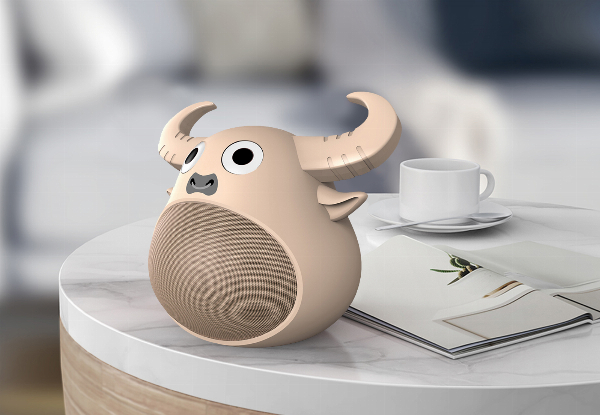 Fitsmart Bluetooth Animal Face Speaker - Available in Two Colours