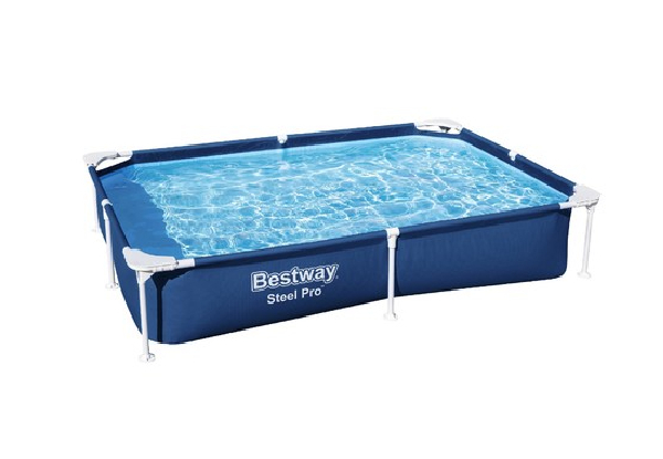 Bestway 221x150x43cm Steel Pro Frame Rectangular Pool