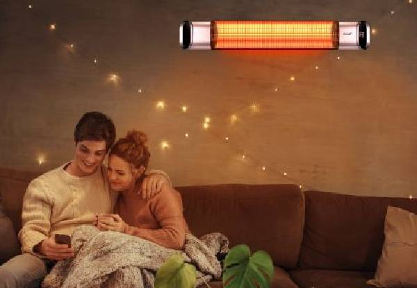 Maxkon 2000W Carbon Fibre Infrared Heater with Remote Control