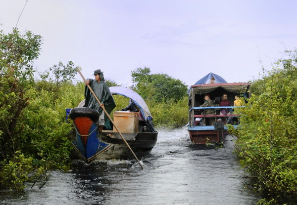 Per-Person Twin-Share for an Eight-Night Vietnam and Cambodia Tour incl. Accommodation, Overnight Halong Bay Cruise, Vietnamese Food, English Speaking Guide & Mekong Delta Boat Trip