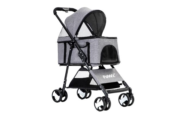 PaWz Foldable Large Pet Stroller - Two Colours Available