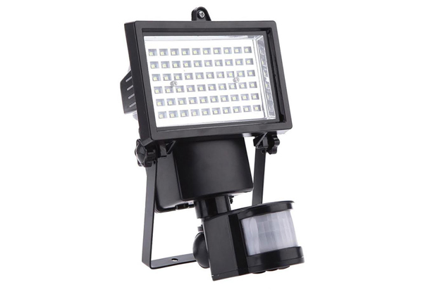 60-LED Solar-Powered Motion Sensor Light