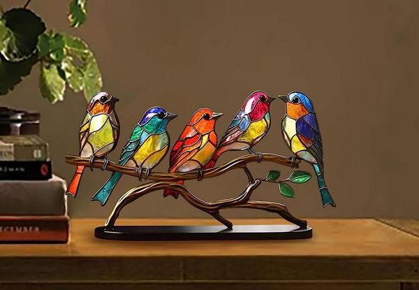 Double-Sided Bird Ornament - Four Options Available
