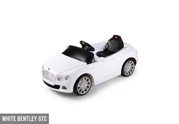 Bentley GTC or Land Rover Evoque Kids Ride On Car - Four Options Available