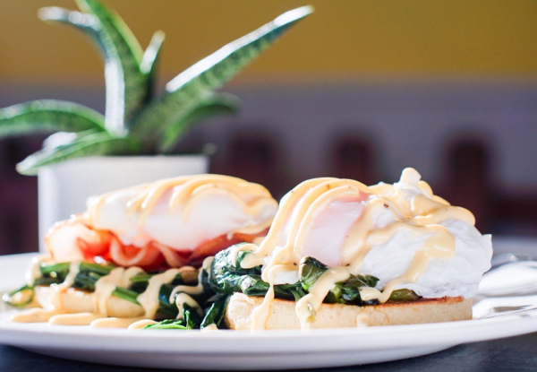 Peter Timbs Eggs Benedict Brunch - Option for Two Eggs Benedicts Meals Available