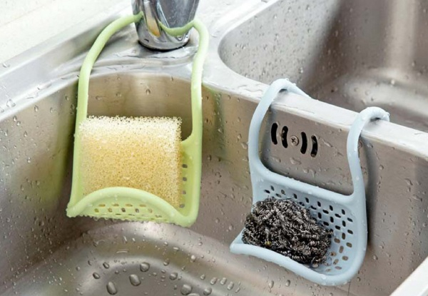 Three-Pack Kitchen Sink Soap or Brush Holder - Three Colours Available