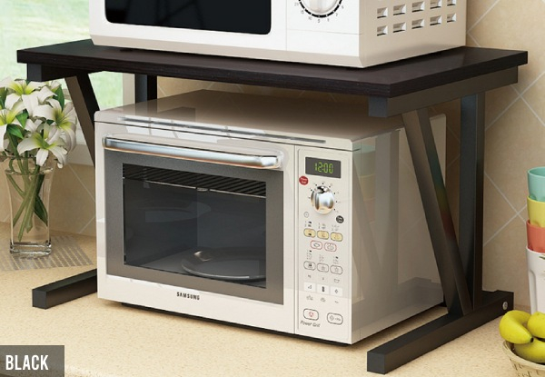 Microwave Oven Storage Rack - Four Colours Available