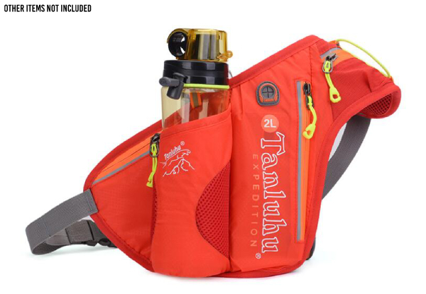 Sport Reflective Waist Running Bag with Bottle Holder - Six Colours Available