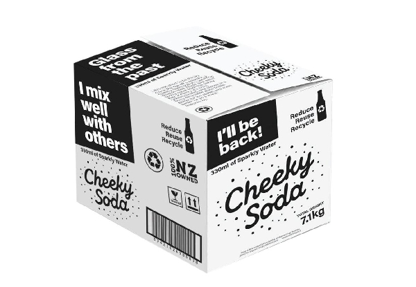 12-Bottle Cheeky Soda Box