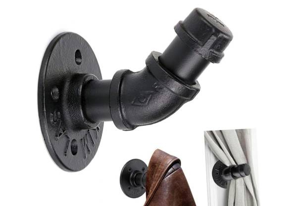 Two-Pack Industrial Pipe Wall Hook