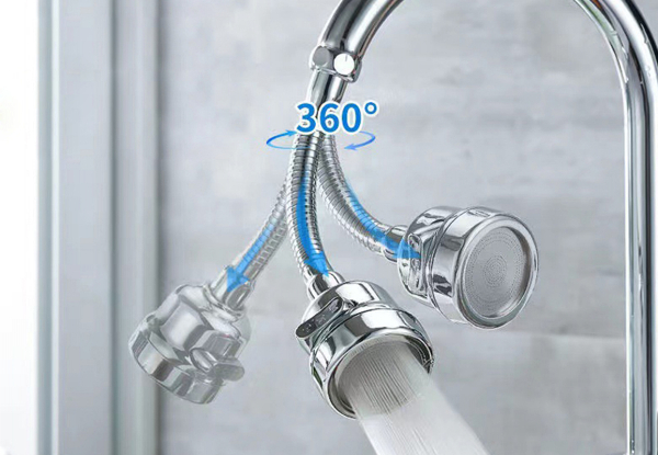 Three-Mode Rotatable Long Faucet Sprayer Head - Option for Two-Pack