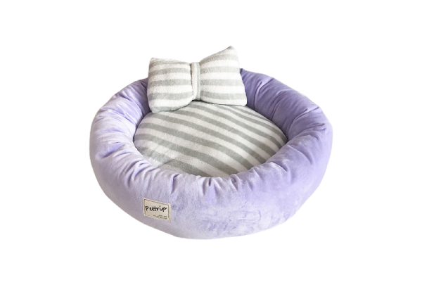 Pet Bed with Pillow - Three Colours and Three Sizes Available & Option for Two