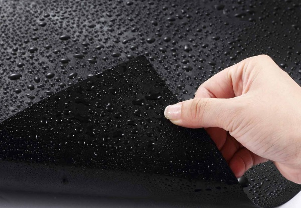 Heavy-Duty Black Pond Liner - Nine Options Available