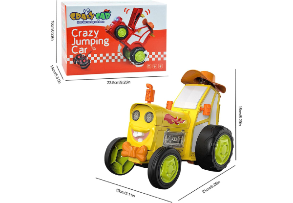 Rechargeable RC Jumping Car Toy