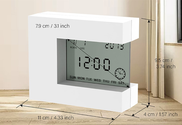 Electronic LCD Calendar Alarm Clock