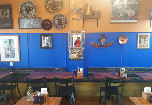 Mexican Lunch for Two People with Options for Four People or One Person - Valid Six Days a Week