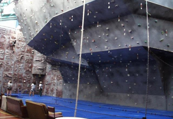 Indoor Rock Climbing Pass & Gear Hire incl. Harness, Shoes & Chalk Bag for One Adult - Option for Child or Student Pass