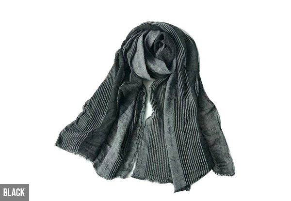 Patterned Scarf  - Six Colours Available