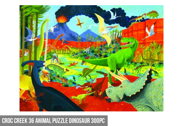 Croc Creek 300-Piece Animal Puzzle - Three Options Available