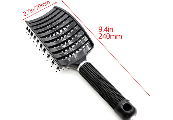 Detangling Bristle Hair Brush - Five Colours Available