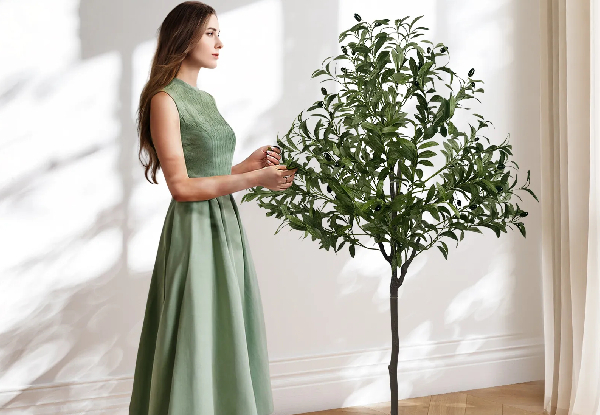 Indoor Potted 150cm Artificial Olive Tree