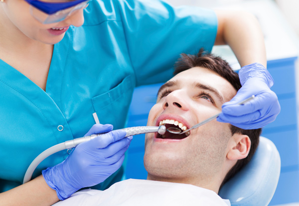 Dental Examination, Two X-Rays, Scale Polish & Whitening Consultation.