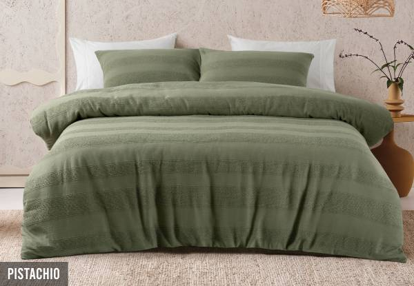 Reverie Queen Duvet Cover Set - Available in Two Colours
