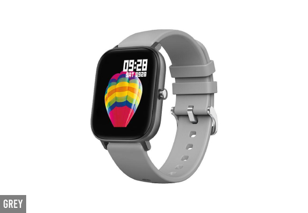 Smart Watch Rechargeable Fitness Tracker - Five Colours Available