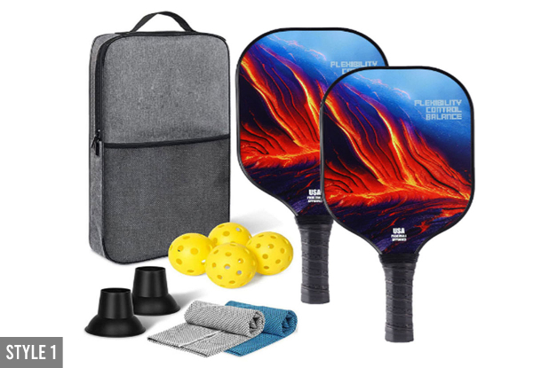 Pickleball Kit Incl. Carry Bag - Three Styles Available